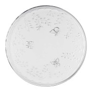 Prato 29,5cm X 29,5cm X 2cm Para Bolo New Butterfly Cristal Ecológico 